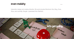 Desktop Screenshot of evanmalahy.com